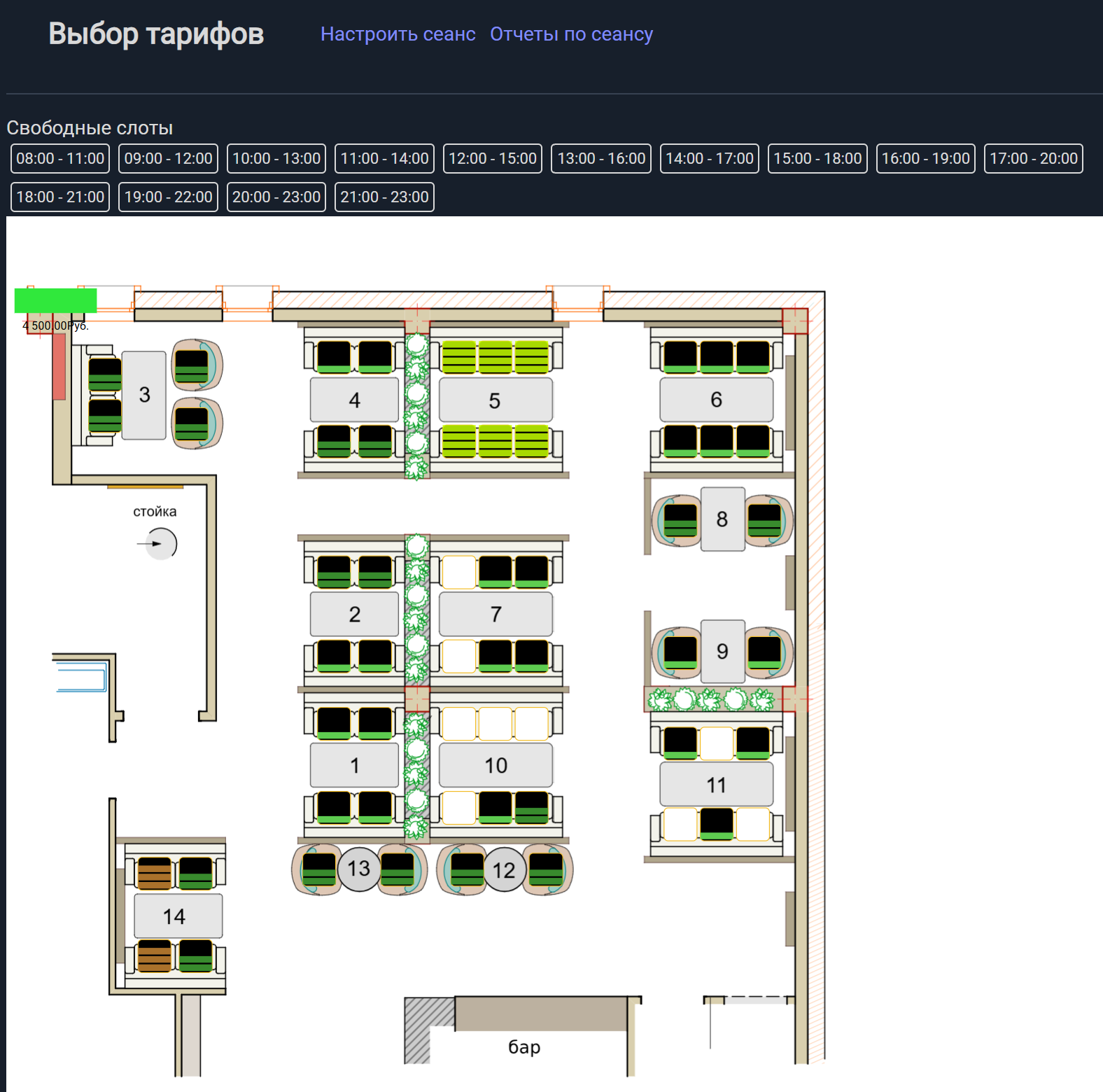 Система слотов TeleGreen